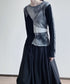 Boat-neck Blocking Top